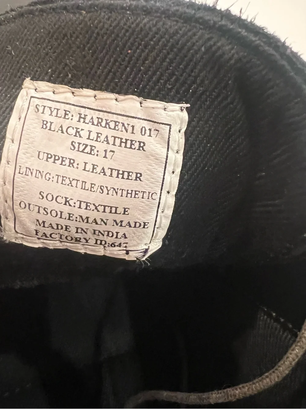 Steve Madden Harken Black Leather Chukka Lace Up Boots Mens 17 NEW
